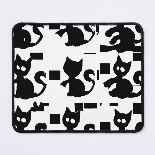 Artikelvorschau, Schwarze Katze, schwarzes Kätzchen, Silhouette entworfen und verkauft von WallArtForME.