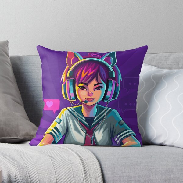 Neon Valorant Pillow Valorant Valorant Pillow Gamer Room Decor Gift for  Valorant Gamer Gaming Pillow 