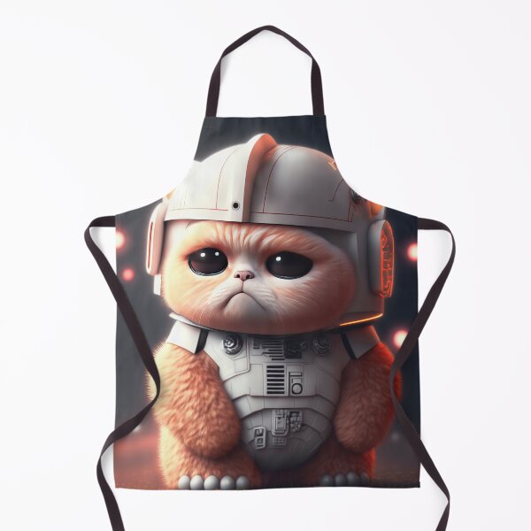 Item preview, working cat, Illustration of adorable kitten with nice fur and funny face expressions created with Generative AI technology designed and sold by outsiderzone.