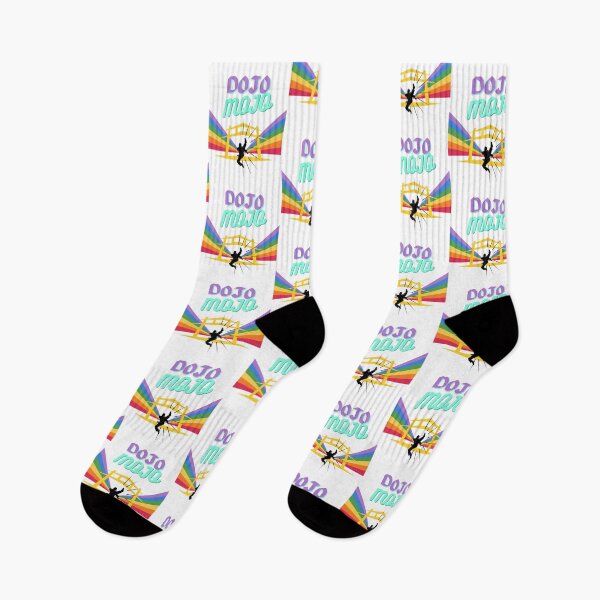 Item preview, Dojo Mojo Rainbow Power Black Kick designed and sold by Dojo Dogster.