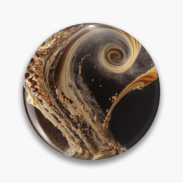 Item preview, Coffee art lighting and splash wall print artwork and poster 02 designed and sold by jetaiart.