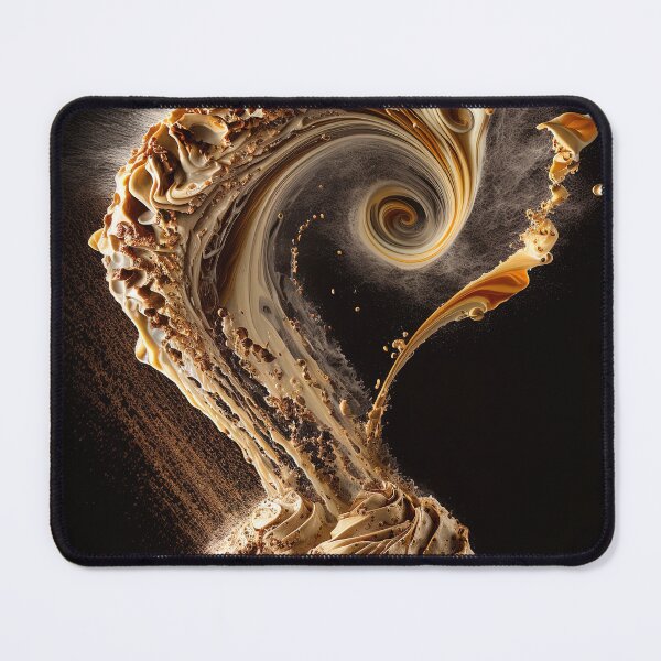Item preview, Coffee art lighting and splash wall print artwork and poster 02 designed and sold by jetaiart.