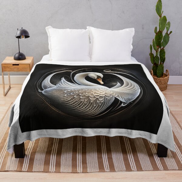 Item preview, Portrait of a white swan designed and sold by XCentric00.