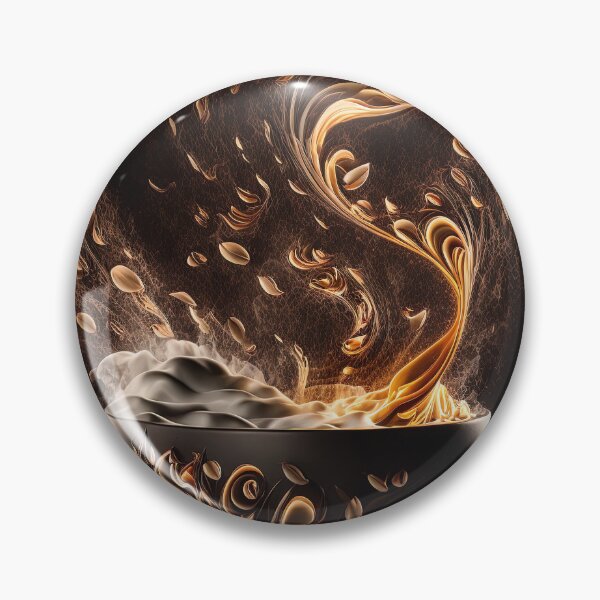 Item preview, Coffee splash artwork - lighting and splash wallart, printart, canvas and poster 03 designed and sold by jetaiart.