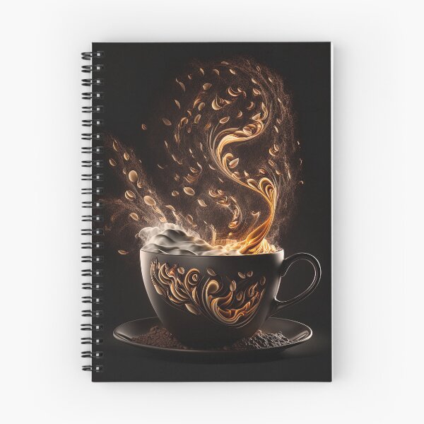 Item preview, Coffee splash artwork - lighting and splash wallart, printart, canvas and poster 03 designed and sold by jetaiart.