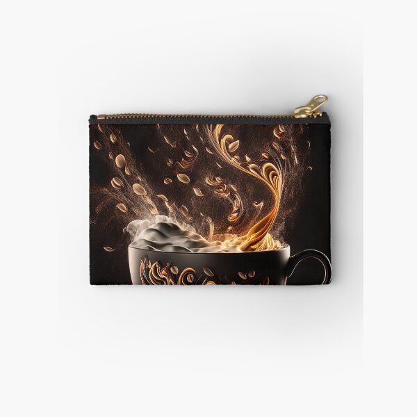 Item preview, Coffee splash artwork - lighting and splash wallart, printart, canvas and poster 03 designed and sold by jetaiart.