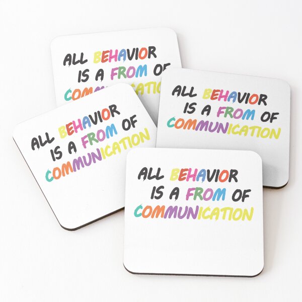 Item preview, All Behavior Is A Form Of Communication, Applied Behavior Analysis, Bcba Gift, Aba Therapy Gift ,Social Worker Mom designed and sold by artzaka.