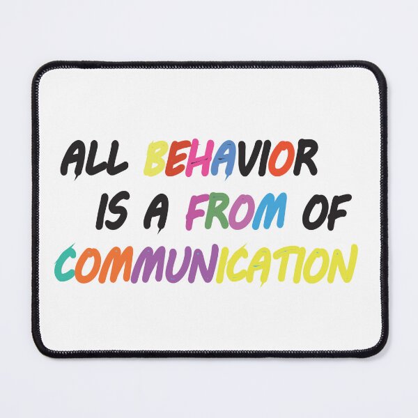 Item preview, All Behavior Is A Form Of Communication, Applied Behavior Analysis, Bcba Gift, Aba Therapy Gift ,Social Worker Mom designed and sold by artzaka.