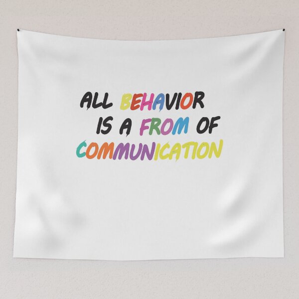 Item preview, All Behavior Is A Form Of Communication, Applied Behavior Analysis, Bcba Gift, Aba Therapy Gift ,Social Worker Mom designed and sold by artzaka.