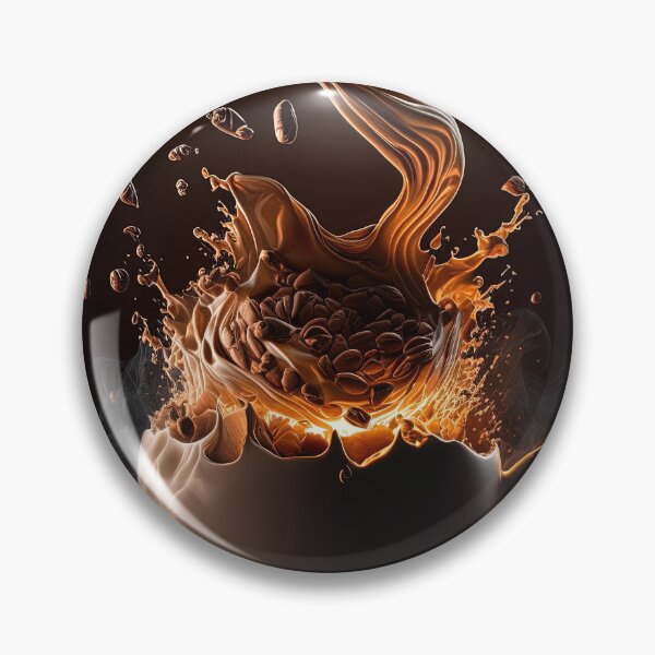Item preview, Coffee splash artwork - lighting and splash wallart, printart, canvas and poster 04 designed and sold by jetaiart.