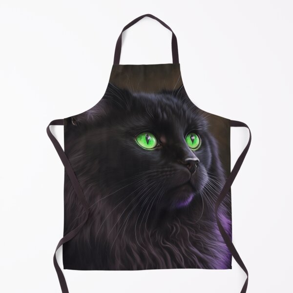 Item preview, Black cat, Illustration of adorable kitten with nice fur and funny face expressions created with Generative AI technology designed and sold by outsiderzone.