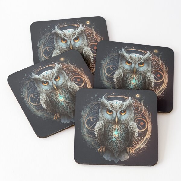 Item preview, Wise pensive dark owl designed and sold by XCentric00.