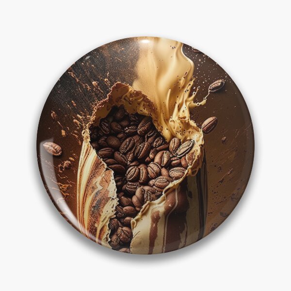 Item preview, Coffee splash artwork - lighting and splash wallart, printart, canvas and poster 05 designed and sold by jetaiart.