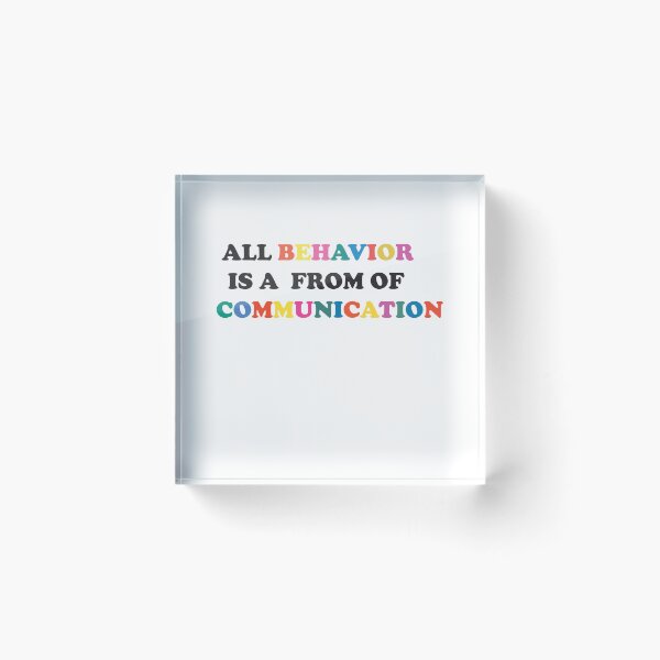 Item preview, All Behavior Is A Form Of Communication, Applied Behavior Analysis, Bcba Gift, Aba Therapy Gift ,Social Worker Mom designed and sold by artzaka.