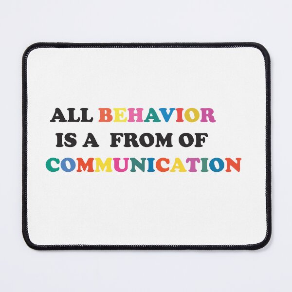 Item preview,  All Behavior Is A Form Of Communication, Applied Behavior Analysis, Bcba Gift, Aba Therapy Gift ,Social Worker Mom designed and sold by artzaka.