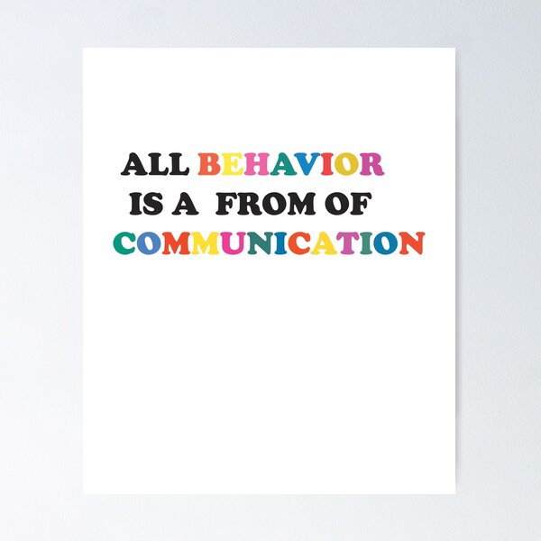Item preview,  All Behavior Is A Form Of Communication, Applied Behavior Analysis, Bcba Gift, Aba Therapy Gift ,Social Worker Mom designed and sold by artzaka.