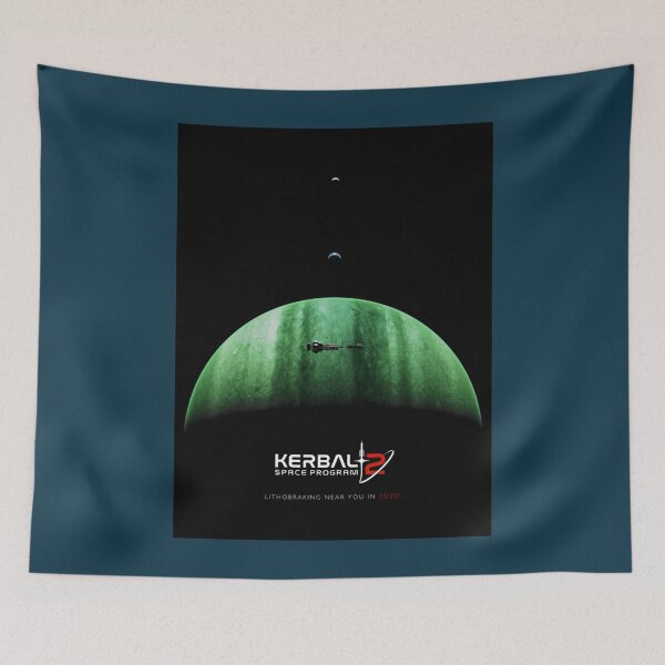 Item preview, Kerbnaut Space Program Poster  designed and sold by Luke-Bartlett.