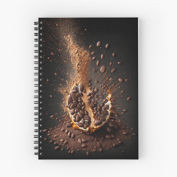 Item preview, Coffee splash artwork - lighting and splash wallart, printart, canvas and poster 06 designed and sold by jetaiart.
