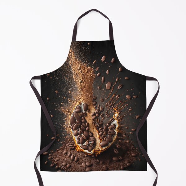 Item preview, Coffee splash artwork - lighting and splash wallart, printart, canvas and poster 06 designed and sold by jetaiart.