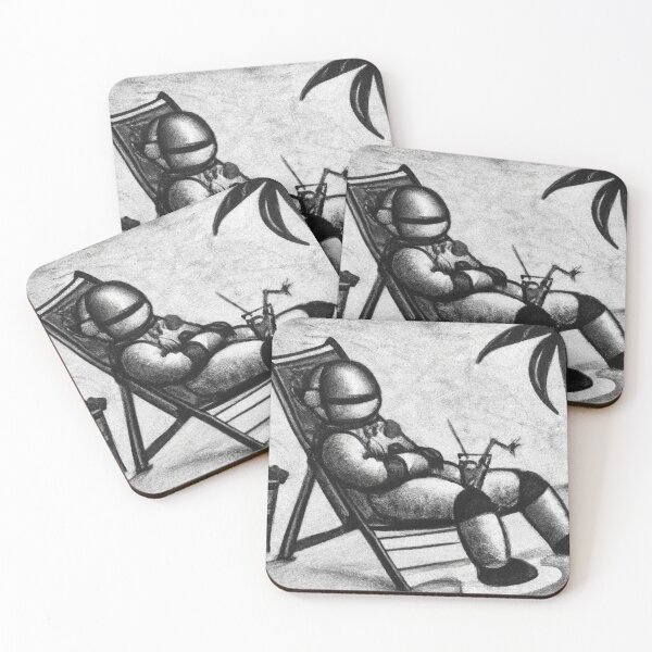 Artikelvorschau, Charcoal Astronaut - Tropics entworfen und verkauft von BEACREATIVE02.