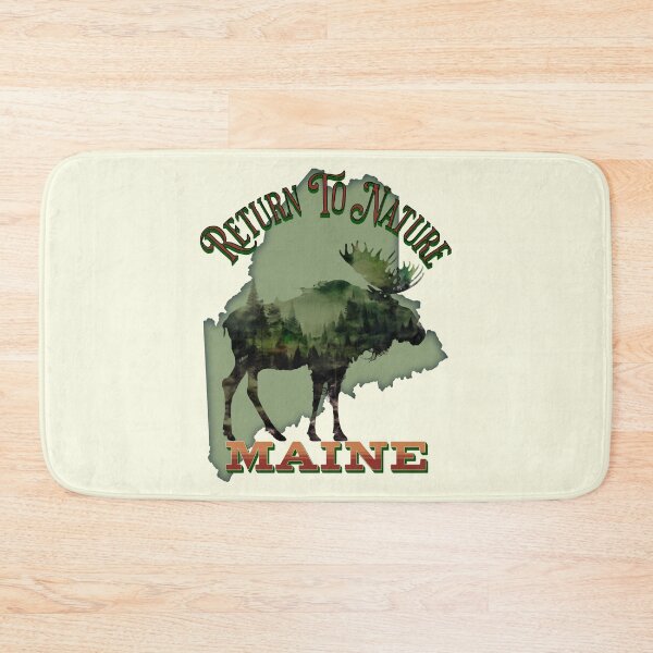 Item preview, State of Maine Moose Return to Nature designed and sold by NewNomads.