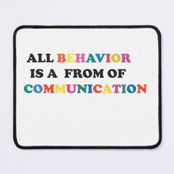 Item preview,   All Behavior Is A Form Of Communication, Applied Behavior Analysis, Bcba Gift, Aba Therapy Gift ,Social Worker Mom designed and sold by artzaka.