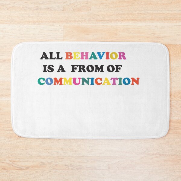 Item preview,   All Behavior Is A Form Of Communication, Applied Behavior Analysis, Bcba Gift, Aba Therapy Gift ,Social Worker Mom designed and sold by artzaka.