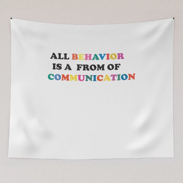 Item preview,   All Behavior Is A Form Of Communication, Applied Behavior Analysis, Bcba Gift, Aba Therapy Gift ,Social Worker Mom designed and sold by artzaka.