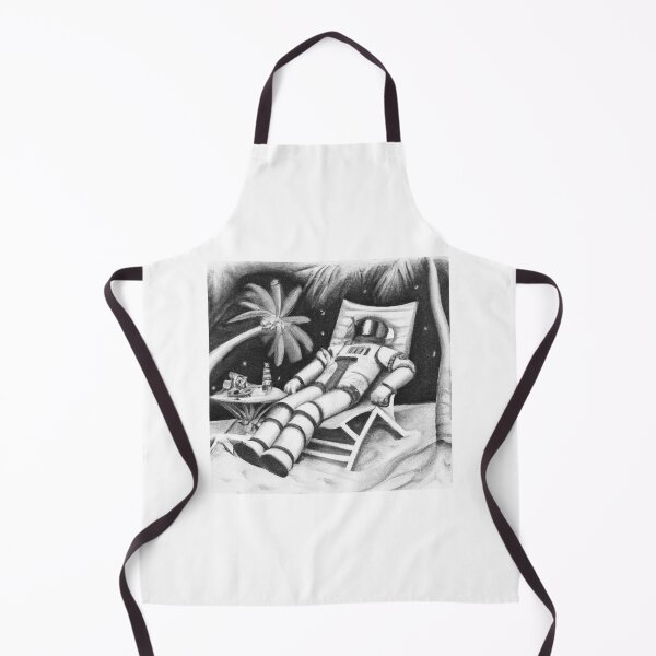 Aperçu de l'œuvre Charcoal Astronaut - Tropics créée et vendue par BEACREATIVE02.