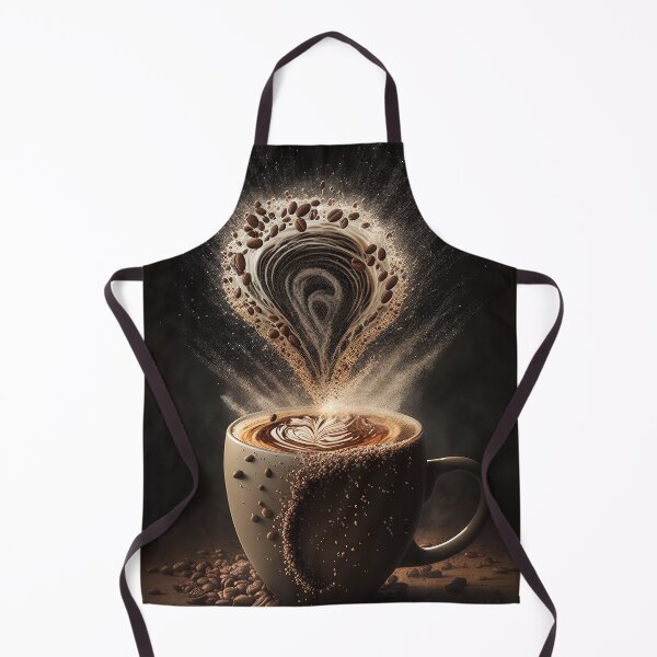 Item preview, Coffee splash artwork - lighting and splash wallart, printart, canvas and poster 08 designed and sold by jetaiart.