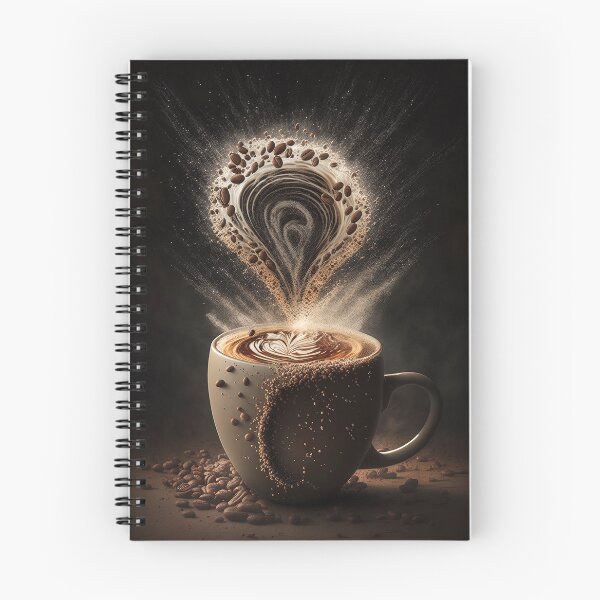 Item preview, Coffee splash artwork - lighting and splash wallart, printart, canvas and poster 08 designed and sold by jetaiart.