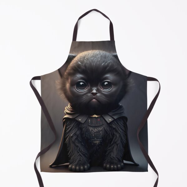 Item preview, Black cat, Illustration of adorable kitten with nice fur and funny face expressions created with Generative AI technology designed and sold by outsiderzone.