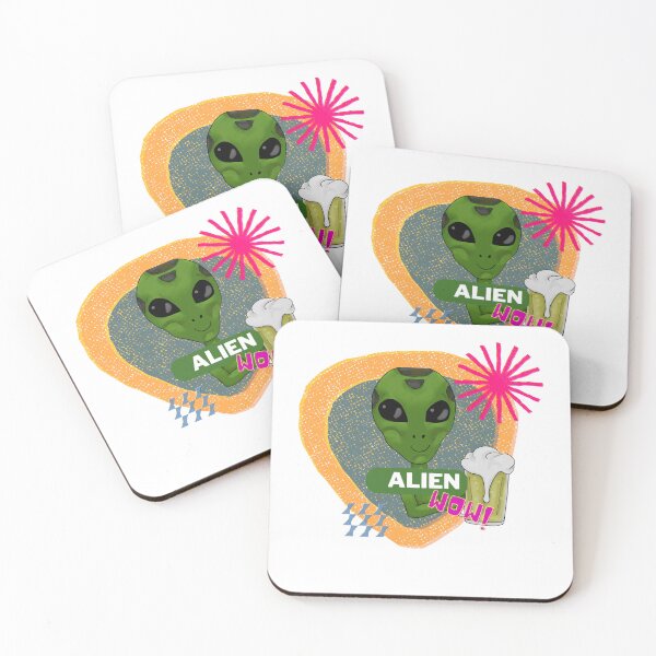 Item preview, Alien T Shirt Alien Drinking Beer Ufo Alcohol Funny designed and sold by Market-Places.