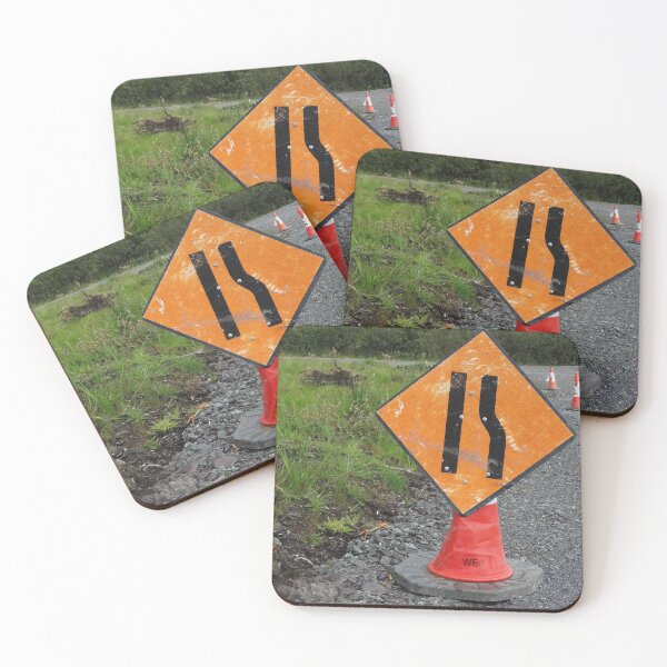 Item preview, Road Narrows Road Works Sign Ireland designed and sold by J3ldzy.