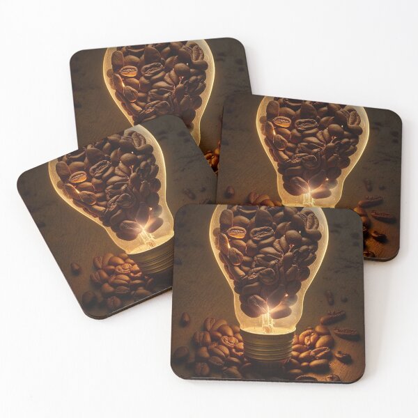 Item preview, Coffee splash artwork - lighting and splash wallart, printart, canvas and poster 10 designed and sold by jetaiart.