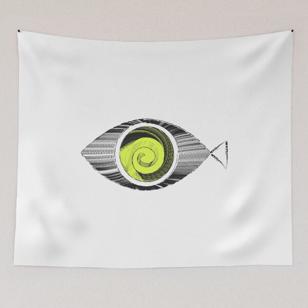 Item preview, Stylized Fish Eye Wave. Concept symbol. Minimalism designed and sold by uliklo.