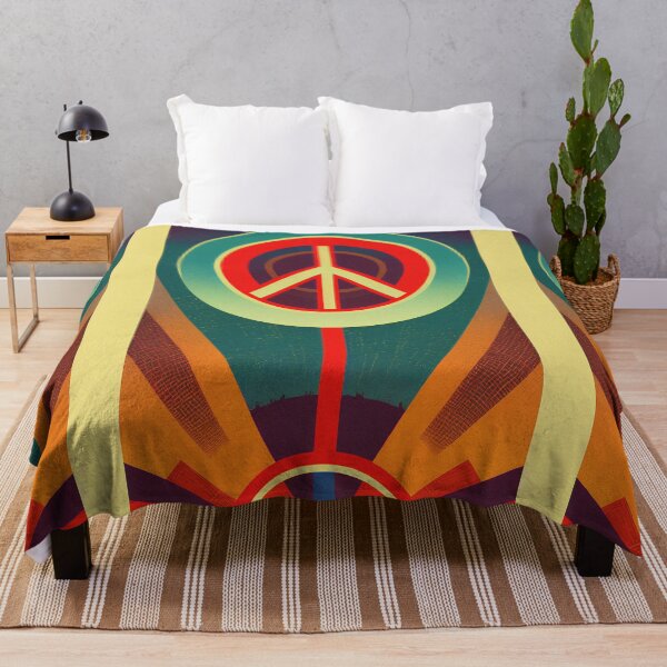 Item preview, Retro Style Peace Sign Design - Stand Out with a Unique Artwork designed and sold by nicpa-art.