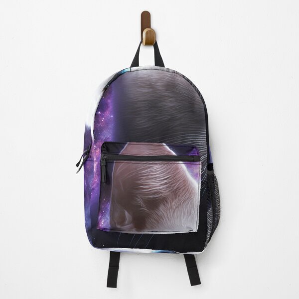 Item preview, Space fantasy cat. Illustration of adorable kitten with nice fur and funny face expressions created with Generative AI technology designed and sold by outsiderzone.