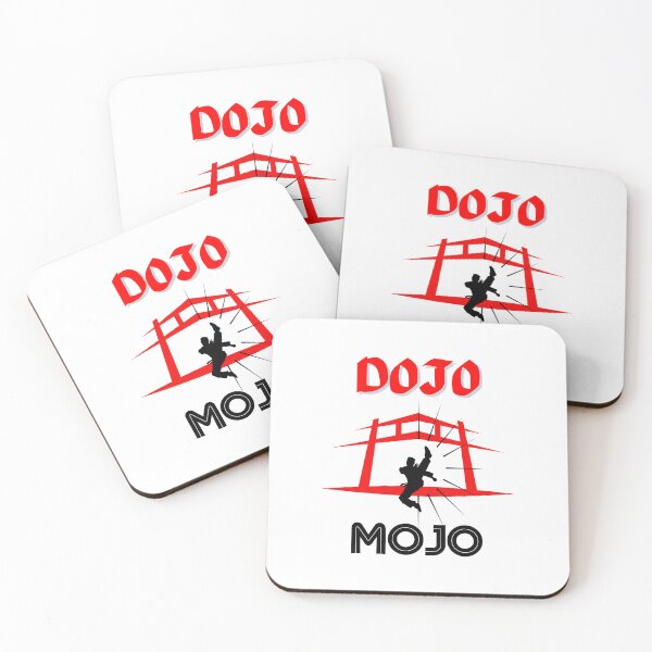 Item preview, Dojo Mojo Black Power Kick Red designed and sold by Dojo Dogster.