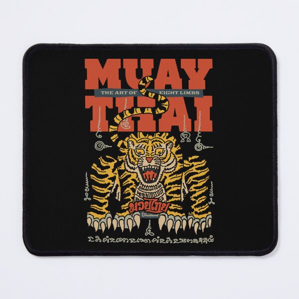 Item preview, Muay Thai Kickboxing Tiger Tattoo designed and sold by KewaleeTee.