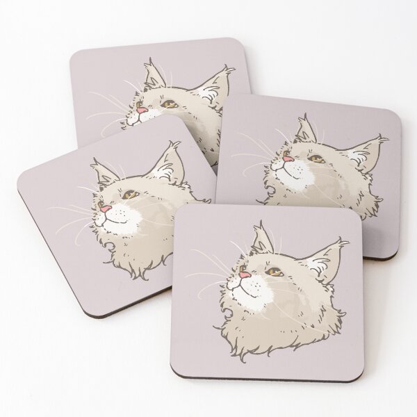 Item preview, Beige Maine Coon cat designed and sold by You Store.