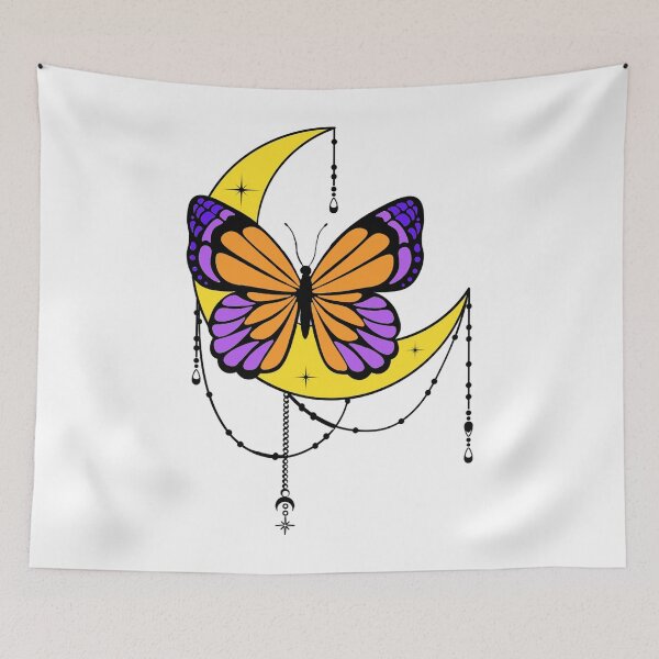 Item preview, Celestial Butterfly Moon designed and sold by Blok45.