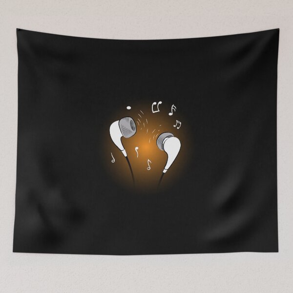 Item preview, Earphone, Music designed and sold by DesignOnTshirt.