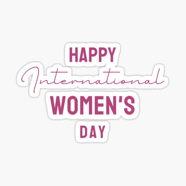 International Womens Day Bulk Sticker