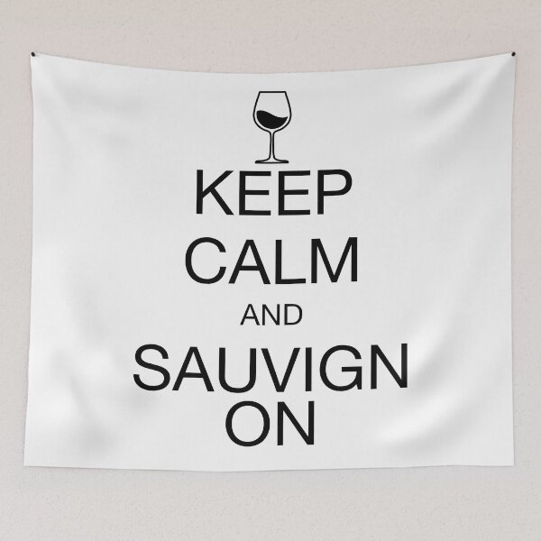 Item preview, Keep Calm Sauvignon Black designed and sold by MalakianArt.
