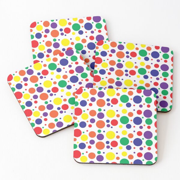 Item preview, Rainbow Polka Dots designed and sold by Colin Polley.