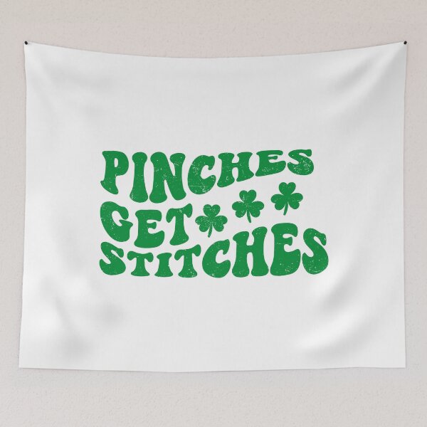 Item preview, Pinches Get Stitches Funny St Patrick's Day designed and sold by ambaart.