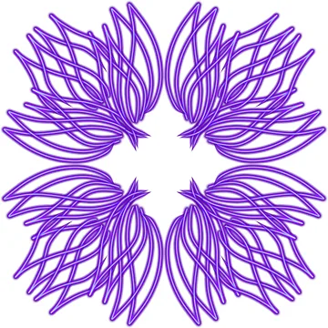 Artwork thumbnail, Violet flower by Meo Design