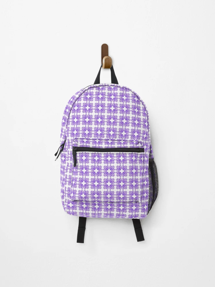 Thumbnail 1 of 3, Backpack, Violet flower designed and sold by Meo Design.