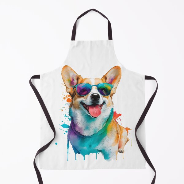 Item preview, Rainbow Corgi in Sunglasses Funny Corgi Dog Lovers designed and sold by SecretDicer.